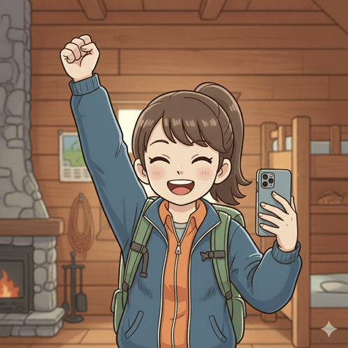 山小屋に着いたら